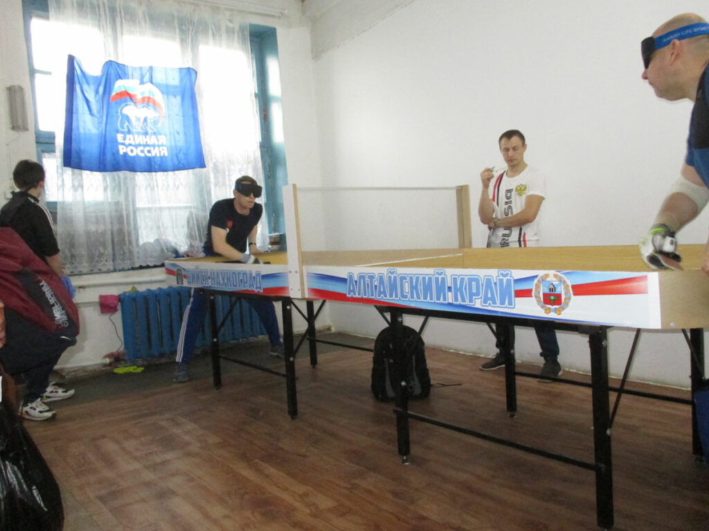 В г. Бийске прошёл Чемпионат Алтайского края по настольному теннису для незрячих