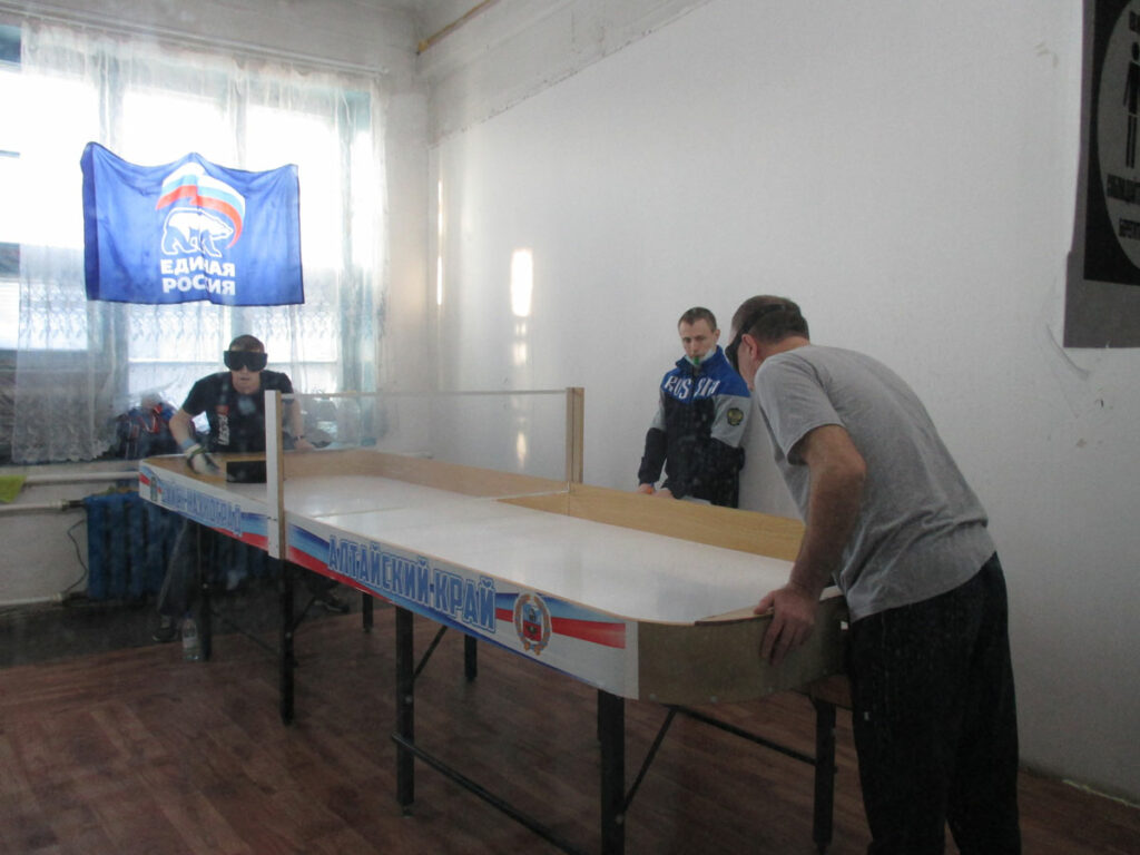 В Бийске прошёл кубок Алтайского края по настольному теннису среди слепых