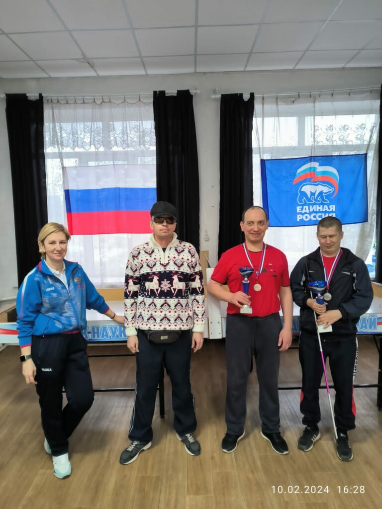 Чемпионат Алтайского края по настольному теннису «Спорт слепых» прошел в Бийске