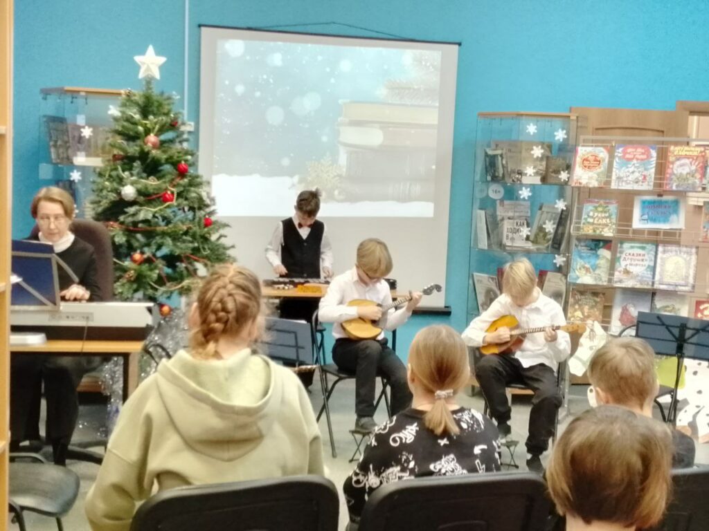 Зимнее волшебство в библиотеке