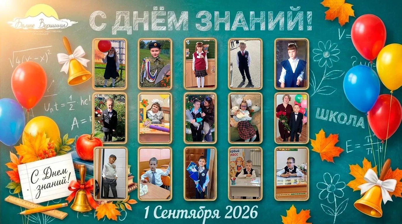 С новым учебным годом: 15 первоклассников «Белых вершин» впервые пошли в школу